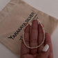 925 silver bracelet stack featuring Basra pearls and cable dot accents
