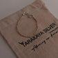 925 silver anklet with Basra inspired pearls  