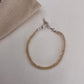 Citrine 3MM-4MM Faceted Crystal 925 Sterling Silver Bracelet