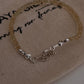 Citrine 3MM-4MM Faceted Crystal 925 Sterling Silver Bracelet