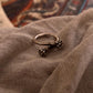 Imported boho flower bunch ring in 925 silver