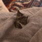 Brushed finish maple leaf wrap ring in imported sterling silver