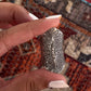 Boho-style full finger ring in sterling silver