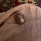925 silver statement ring with bohemian dome design