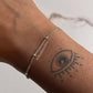Cable Dot Minimal Stackable 925 Sterling Silver Bracelet