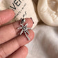 Blue Topaz Palm Tree 925 Sterling Silver Pendant