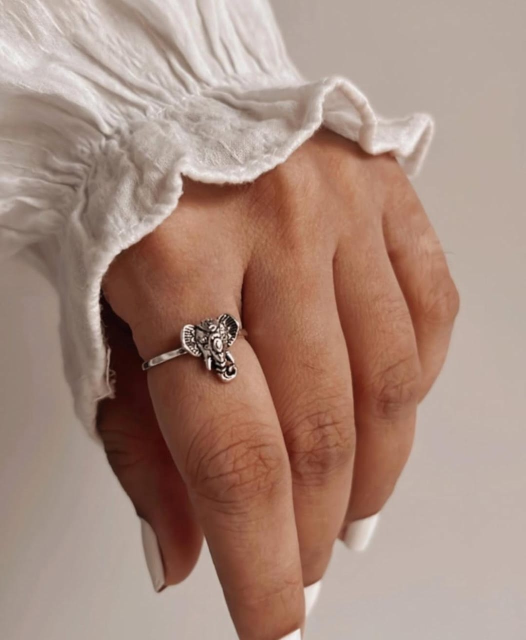 Boho Hathi 925 Sterling Silver Ring