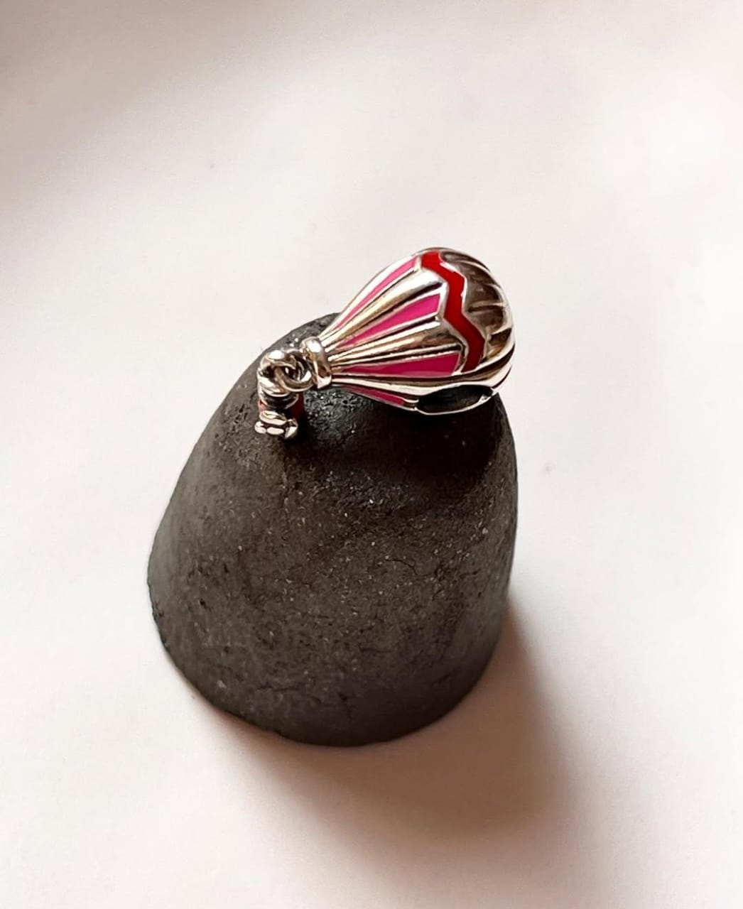 Hot Balloon Charm 925 Sterling Silver Pendant