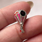 Hot Balloon Charm 925 Sterling Silver Pendant