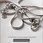 Flat Snake Antique Sterling Silver 925 Waist / Hip Chain