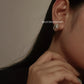 Handcrafted Italian dome half hoops in 925 sterling silver  
