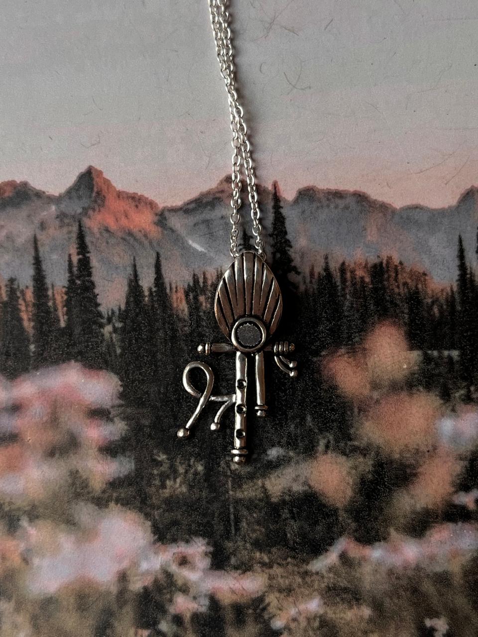 925 silver Shree pendant for peace and prosperity  