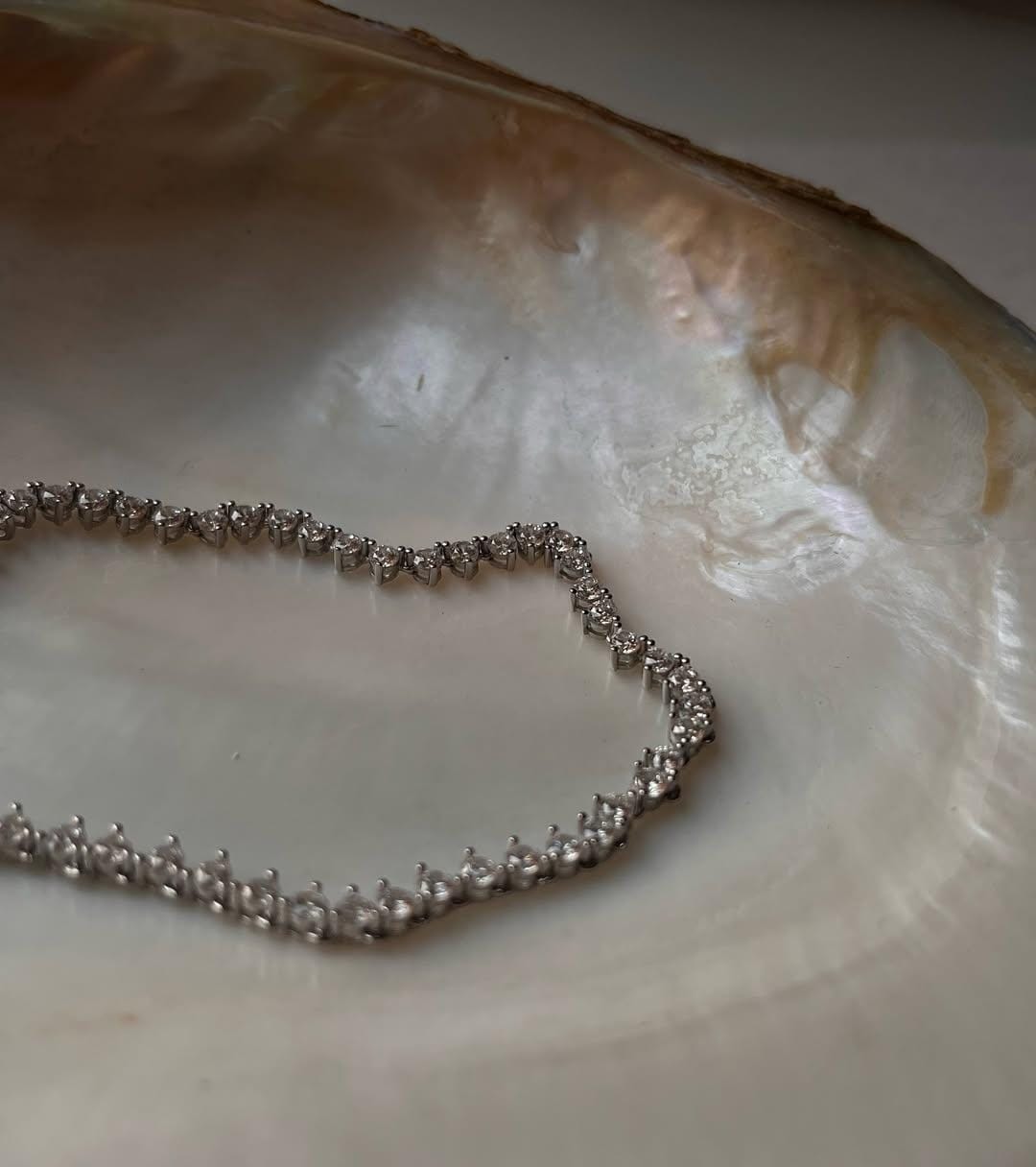 Cubic zirconia solitaire payal anklet in tennis style design