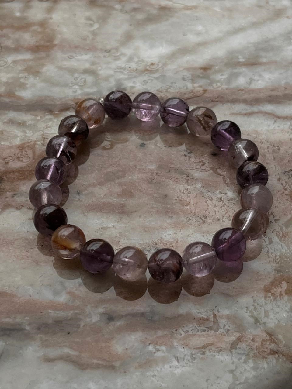 Super Seven Natural Crystal Bracelet 8MM