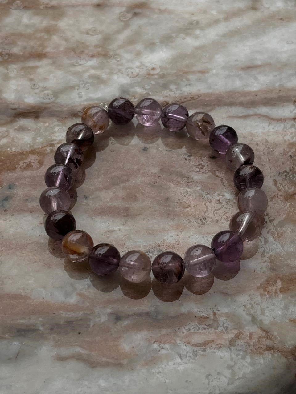 Super Seven Natural Crystal Bracelet 8MM