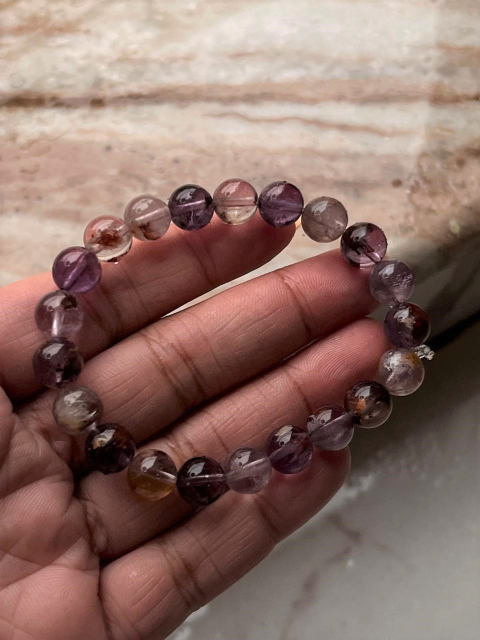 Super Seven Natural Crystal Bracelet 8MM