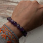 Amethyst Tumble 8MM Natural Crystal Bracelet