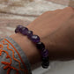 Amethyst Tumble 8MM Natural Crystal Bracelet