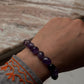 Amethyst Tumble 8MM Natural Crystal Bracelet