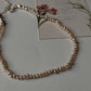 Natural freshwater pearl silver anklet for women  