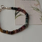 AA Multi Tourmaline 5MM Natural Crystal 925 Sterling Silver Bracelet