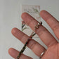 Multi Tourmaline Plain Round 3MM Crystal 925 Sterling silver Bracelet