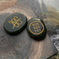 Natural AAA Green Jade Zibu Coin