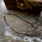 Multi tourmaline anklet in 925 sterling silver  