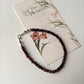 Garnet High Quality 3MM-4MM Faceted Crystal 925 Sterling Silver Bracelet