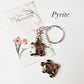 Pyrite For Abundance-Tortoise Key Ring