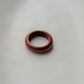 Red Jasper Crystal Band Ring