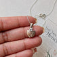 Blue topaz Sea Shell 925 Sterling Silver Necklace