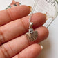 Blue topaz Sea Shell 925 Sterling Silver Necklace