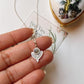 Labradorite Boho Fan 925 Sterling Silver Necklace