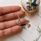 Moonstone Small Boho 925 Sterling Silver Necklace
