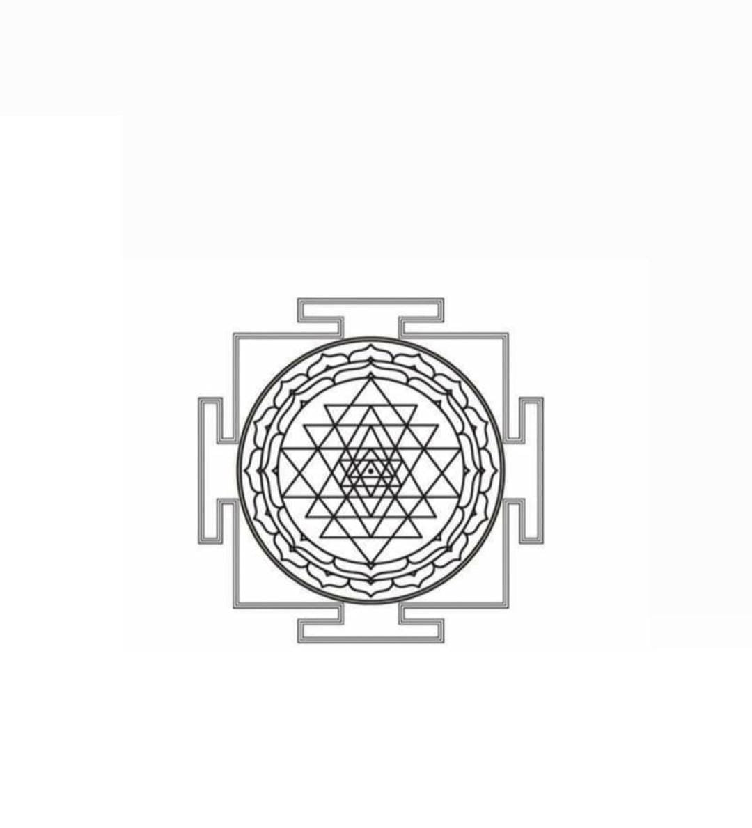 Shree Yantra 925 Sterling Silver Ring