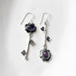 Amethyst Forest Enchantments Mix Match 925 Sterling Silver Earrings
