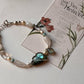 Labradorite SkyFall silver bracelet with stormy blue hues 