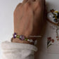 Artisan-crafted floral garden silver bracelet for nature lovers