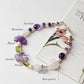 Floral Garden Dream handcrafted natural silver bracelet  