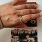 Moon Phases 925 Sterling Silver Band Ring