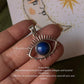 Lapis Lazuli Evil Eye 925 Sterling Silver Pendant