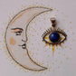 Lapis Lazuli Evil Eye 925 Sterling Silver Pendant