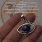 Lapis Lazuli Evil Eye 925 Sterling Silver Pendant