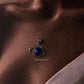 Lapis Lazuli Evil Eye 925 Sterling Silver Pendant