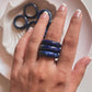 Lapis Lazuli Crystal Band Ring