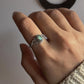 Labradorite Oval Boho 925 Sterling Silver Ring