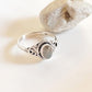Labradorite Oval Boho 925 Sterling Silver Ring
