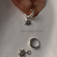 Sunshine Moonstone Plain 925 Sterling Silver Huggies