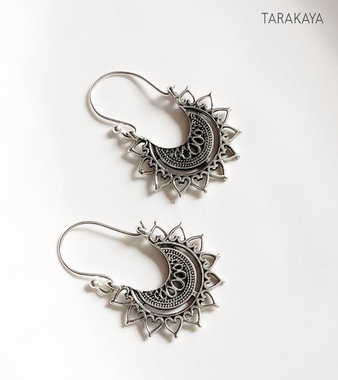Sumri Banjara 925 Sterling Silver Hoops
